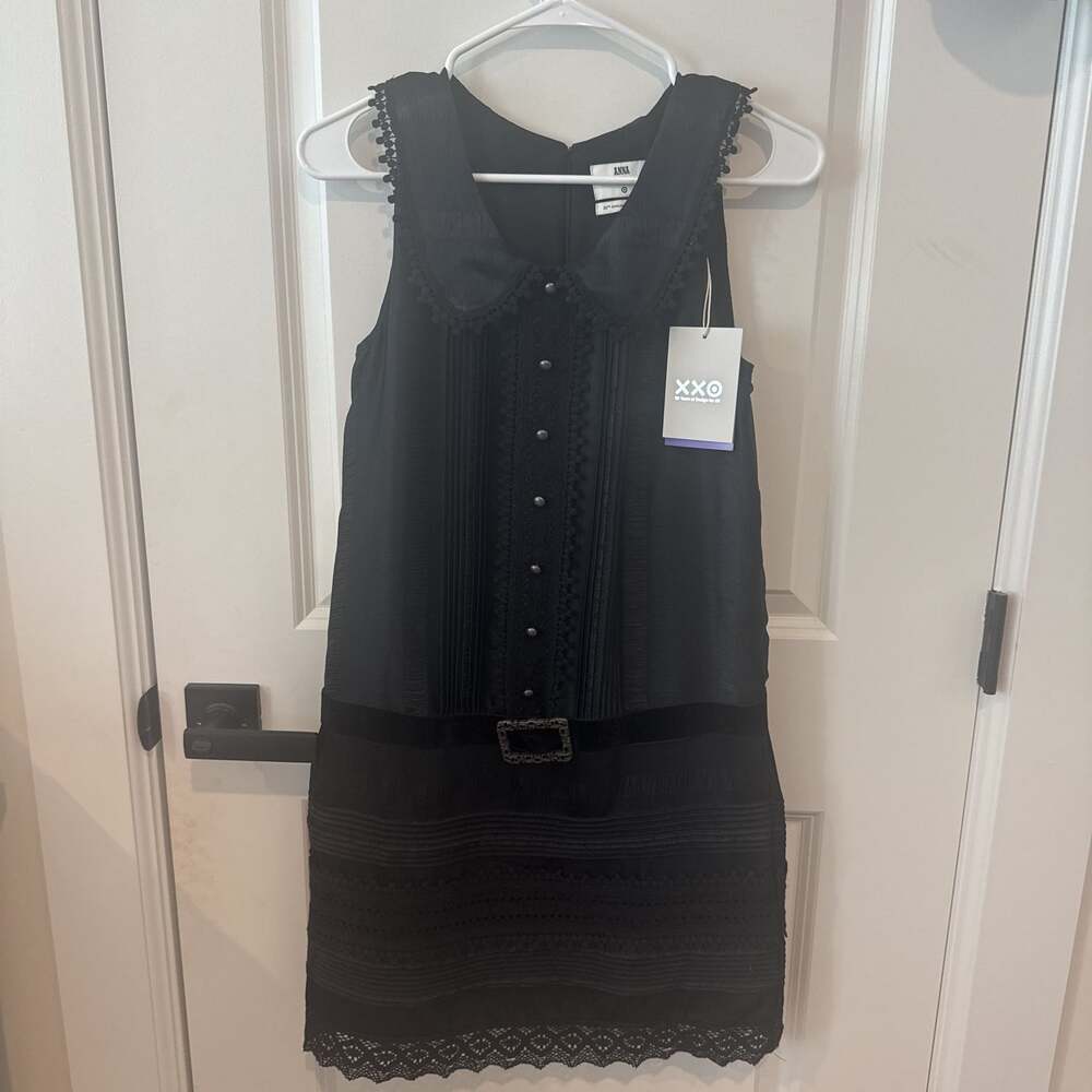 Anna Sui for Target Black Sleeveless Lace Dress